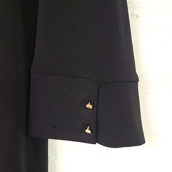 - H & M Soft Black Knit Dress Size Med - Picture 3 of 6